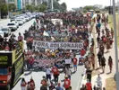 Indigenous Women March in Brasilia.