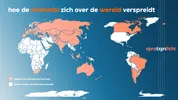 Zo wordt de Chinese dollar over de wereld uitgerold.