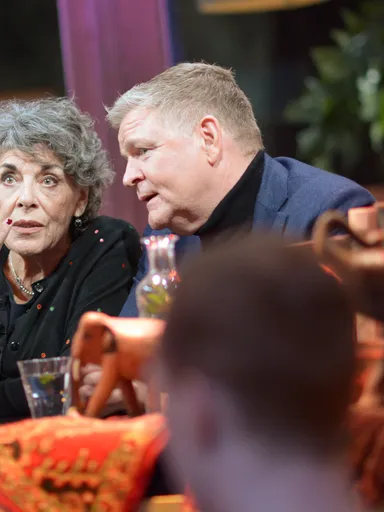 tijdens de opnames van Nederland op de sofa