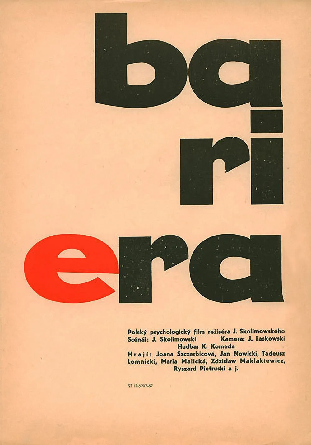 Bariera poster