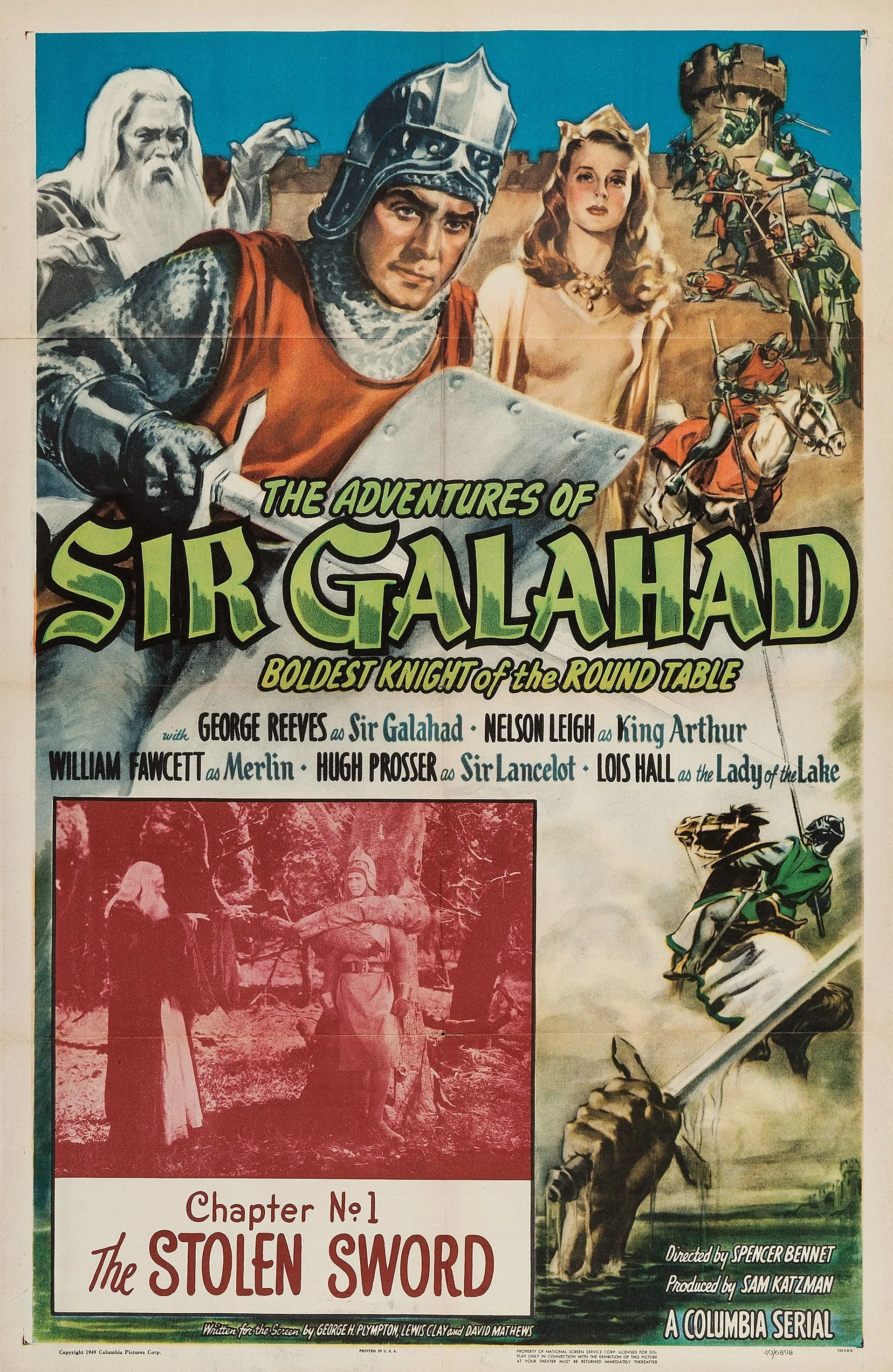 Adventures of Sir Galahad poster