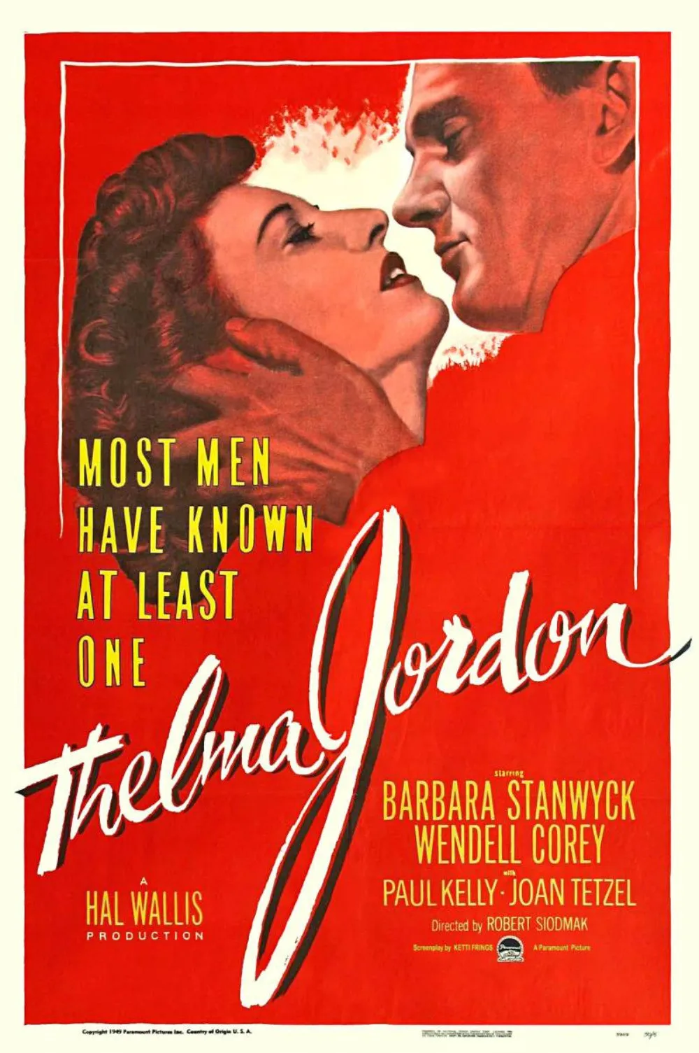 The File On Thelma Jordon poster