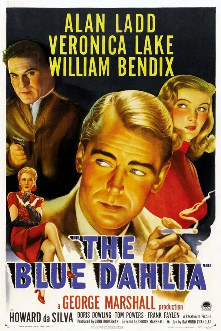 The Blue Dahlia poster