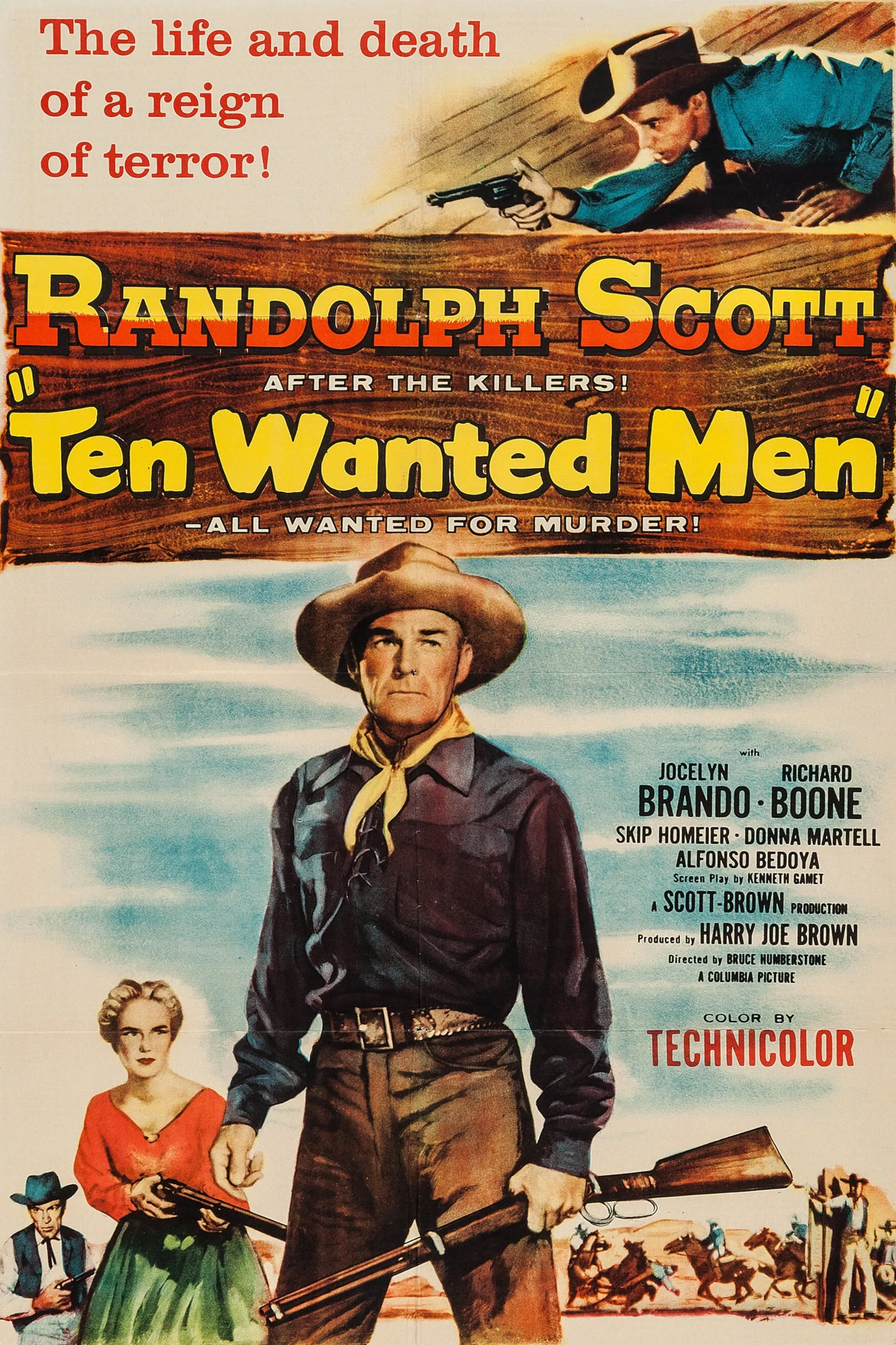 Ten Wanted Men poster
