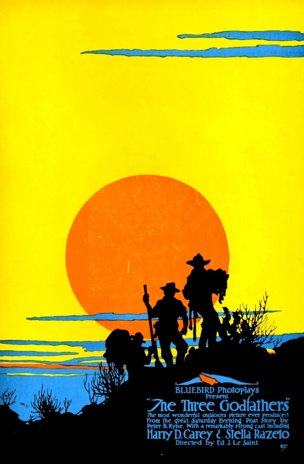 The Three Godfathers poster