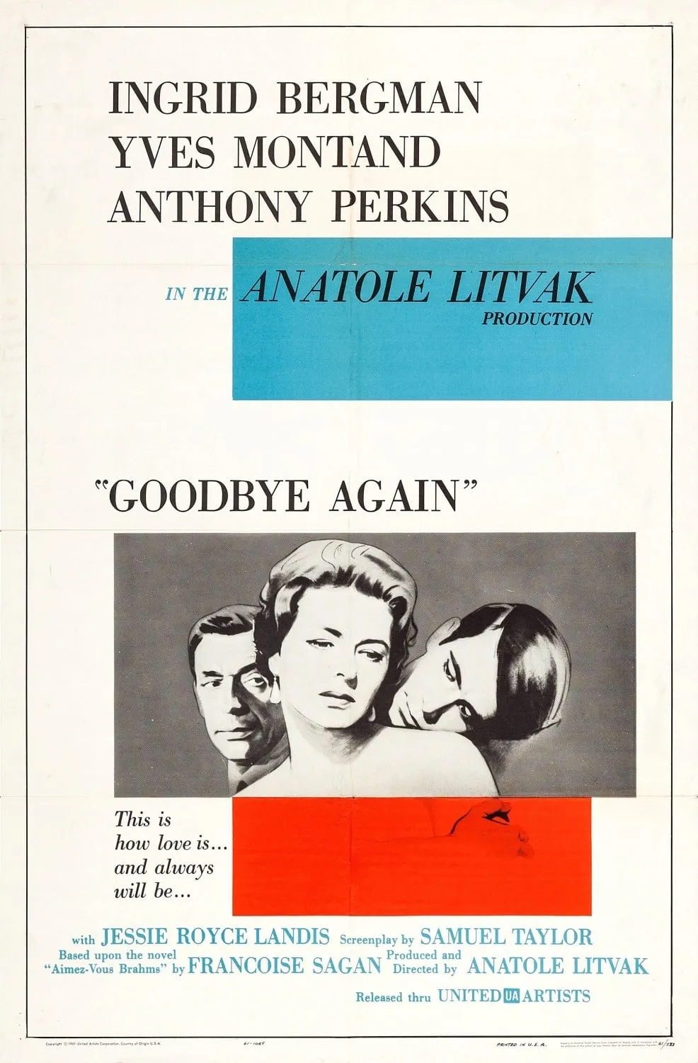 Goodbye Again poster