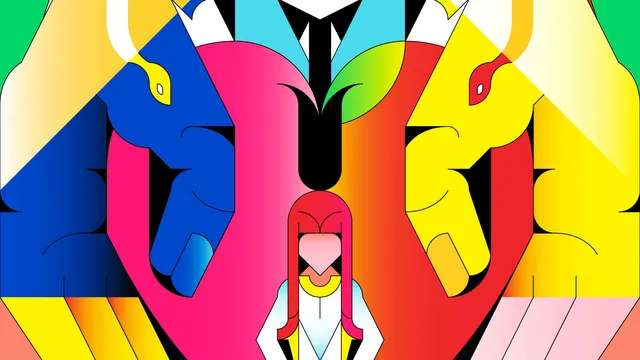 Illustratie van een persoon met een bijbel