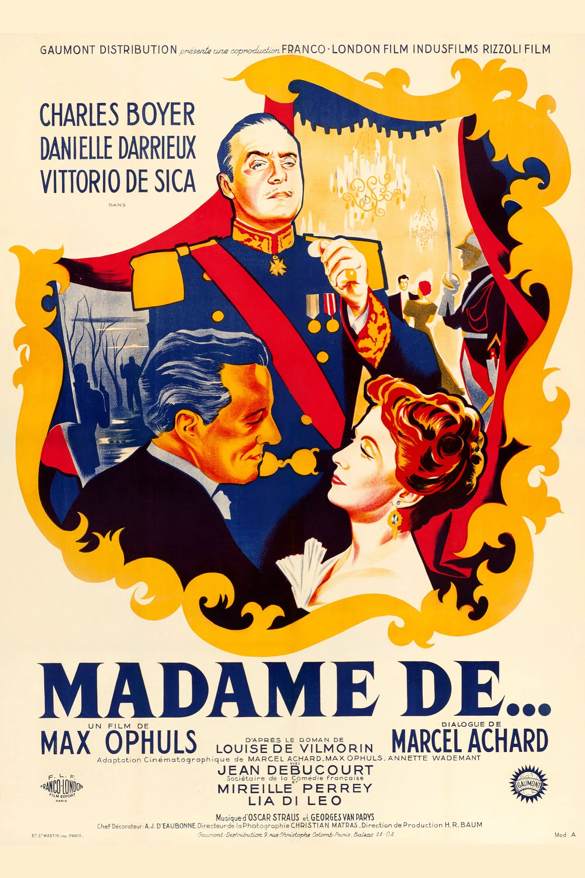 Madame de... poster