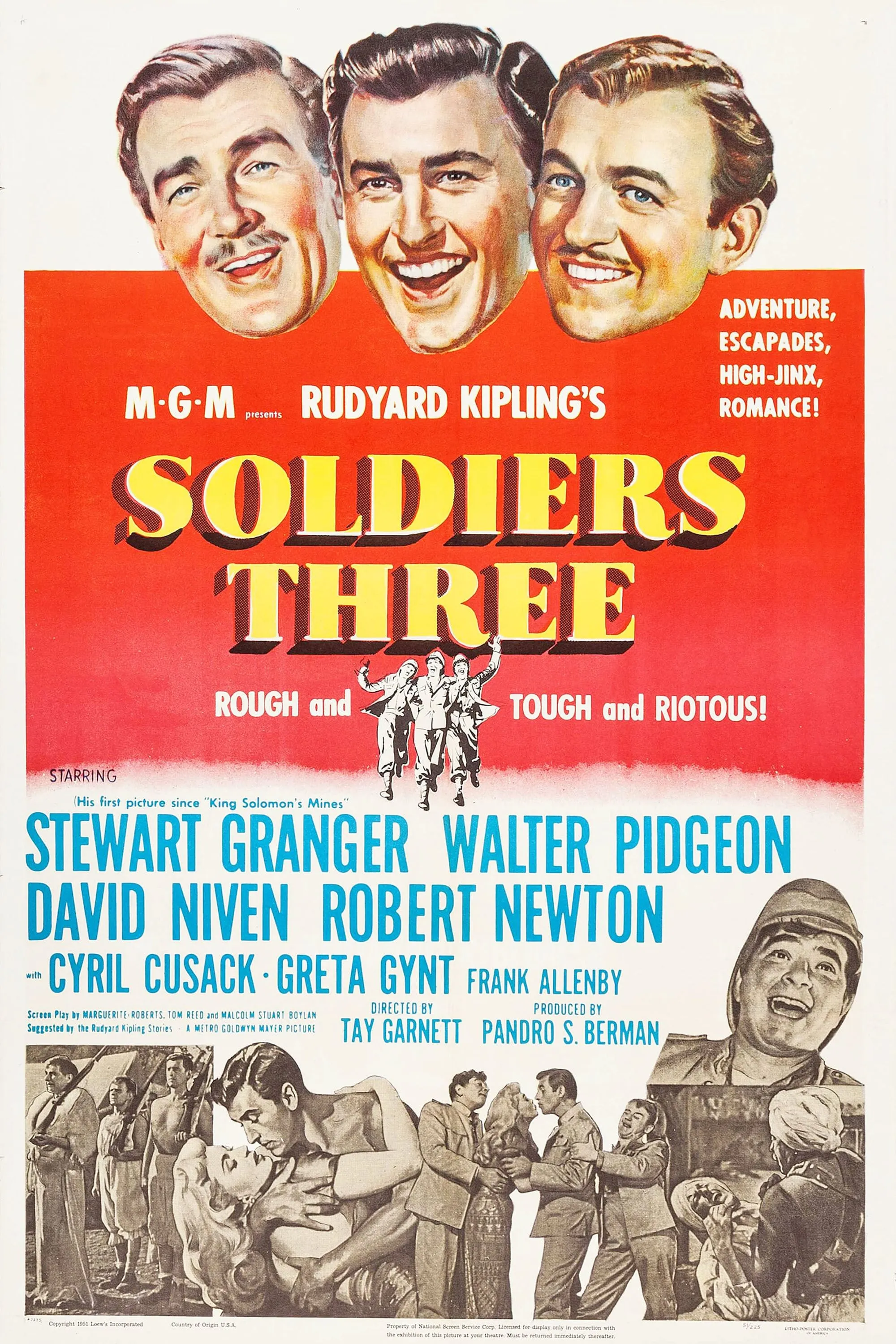 Three soldiers poster