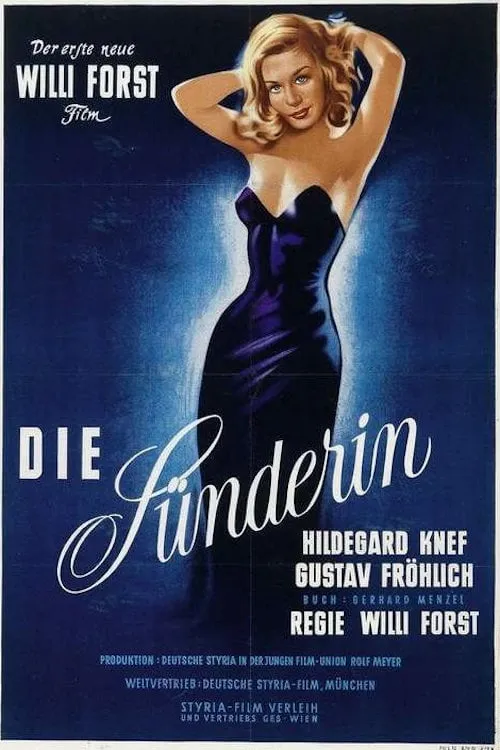 Die Sünderin poster