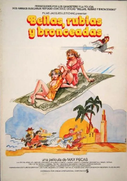 Belles, blondes et bronzées poster