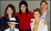 De familie Robson met Michael Jackson