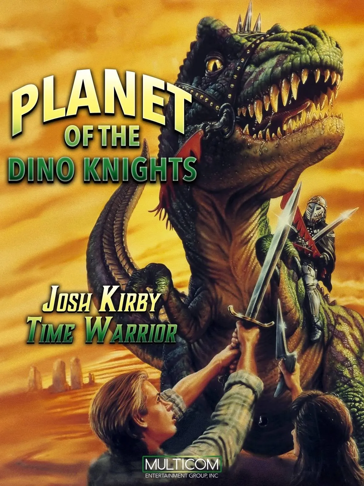 Time warrior: Planet of the dino-knights poster