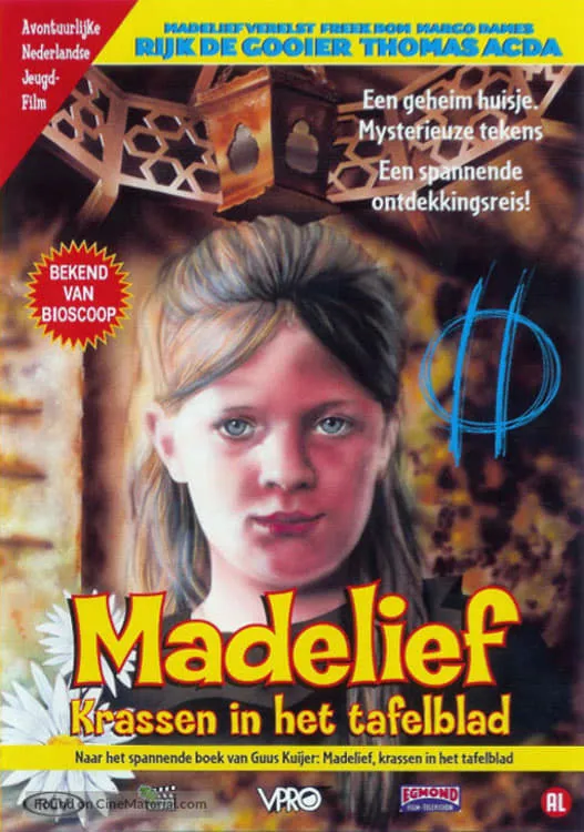 Madelief: Krassen in het tafelblad poster