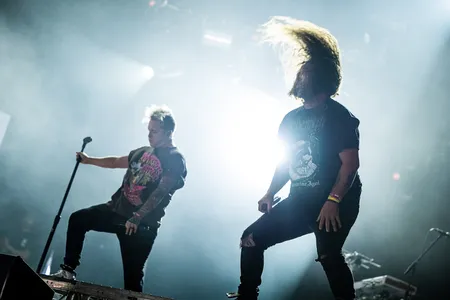 I Prevail op het Tentstage tijdens Pinkpop 2023