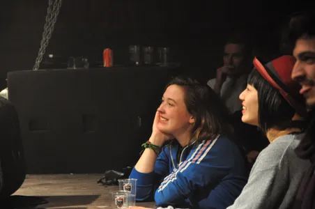 Publiek tijdens Blaudzun op Motel Mozaique 2012