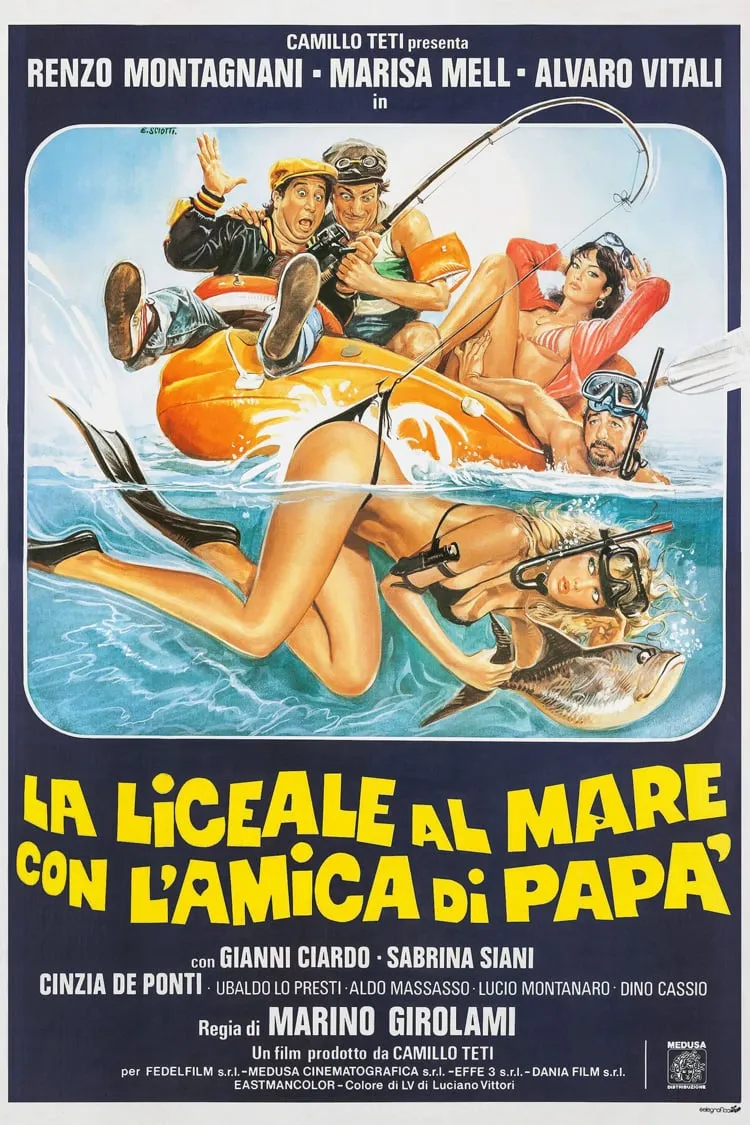 La liceale al mare con l'amica di papa poster