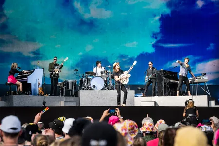 The Lumineers op het Noordpodium tijdens Pinkpop 2023