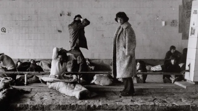 Drugsverslaafden in Vondelpark