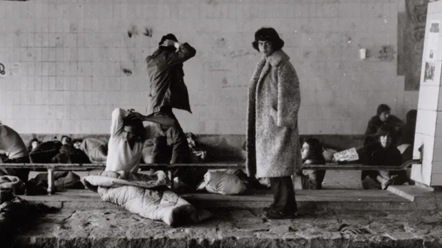 Drugsverslaafden in Vondelpark