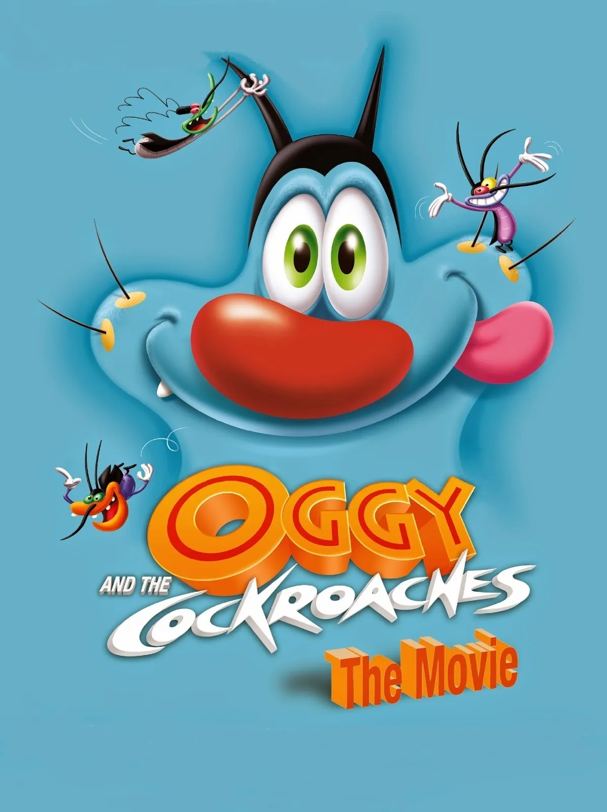 Oggy en de kakkerlakken poster