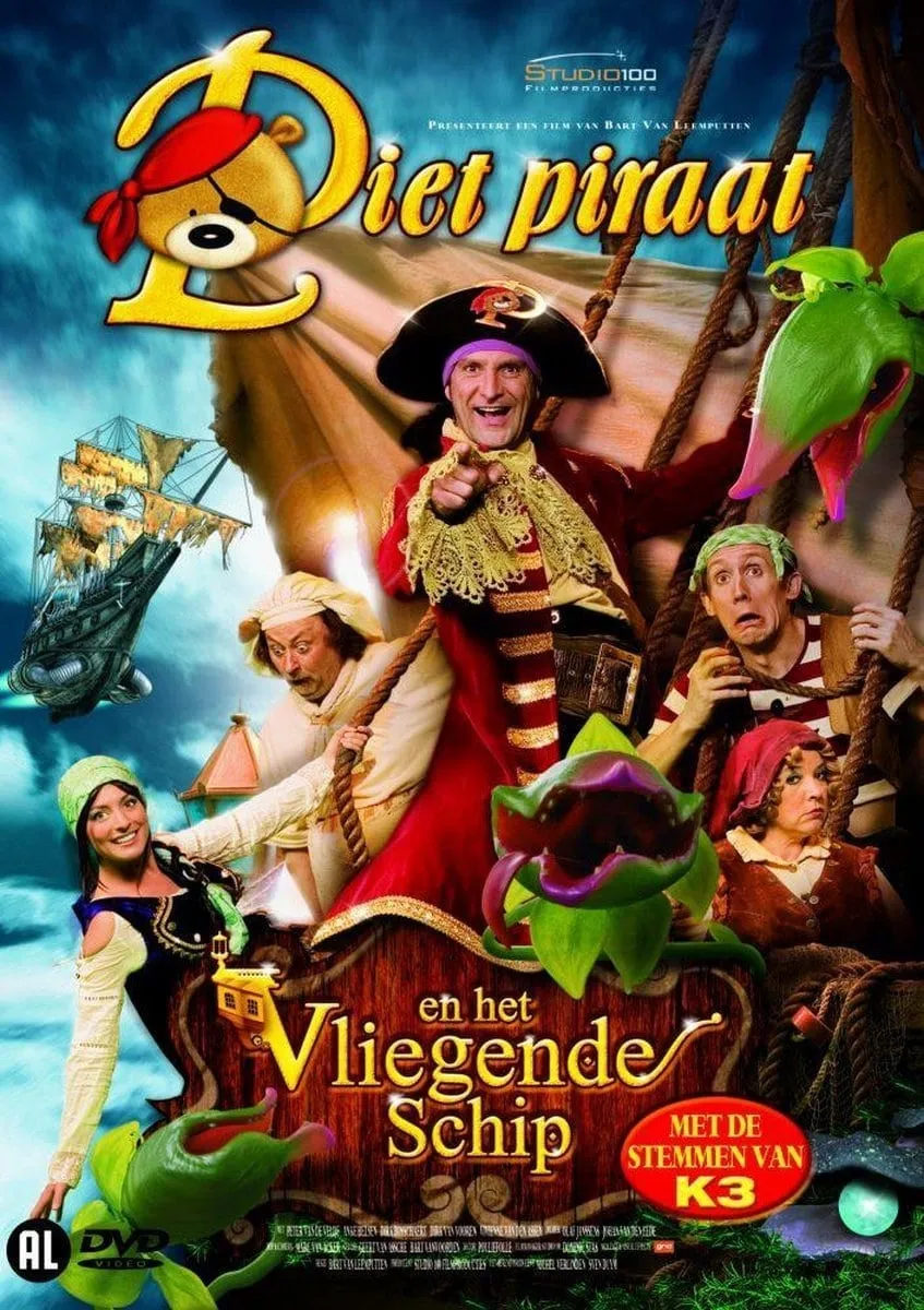 Piet Piraat en het vliegende schip poster