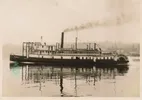 Het stoomschip “Tourist” dat de eerste Britse toeristen vanaf 1934 naar Nederland en België bracht .
