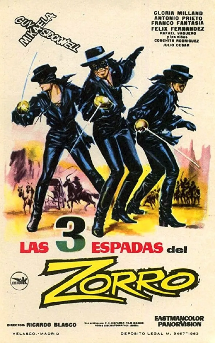 Le tre spade di Zorro poster
