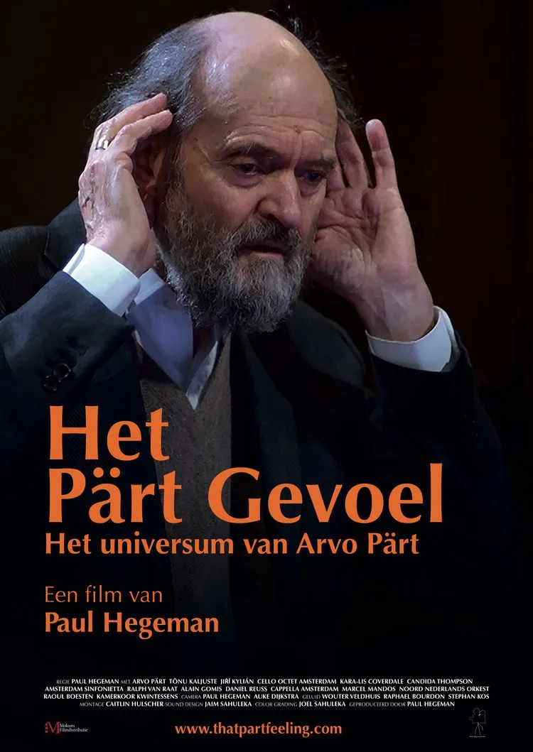 Het Pärt Gevoel - Het universum van Arvo Pärt poster