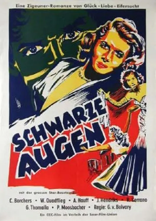 Schwarze Augen poster