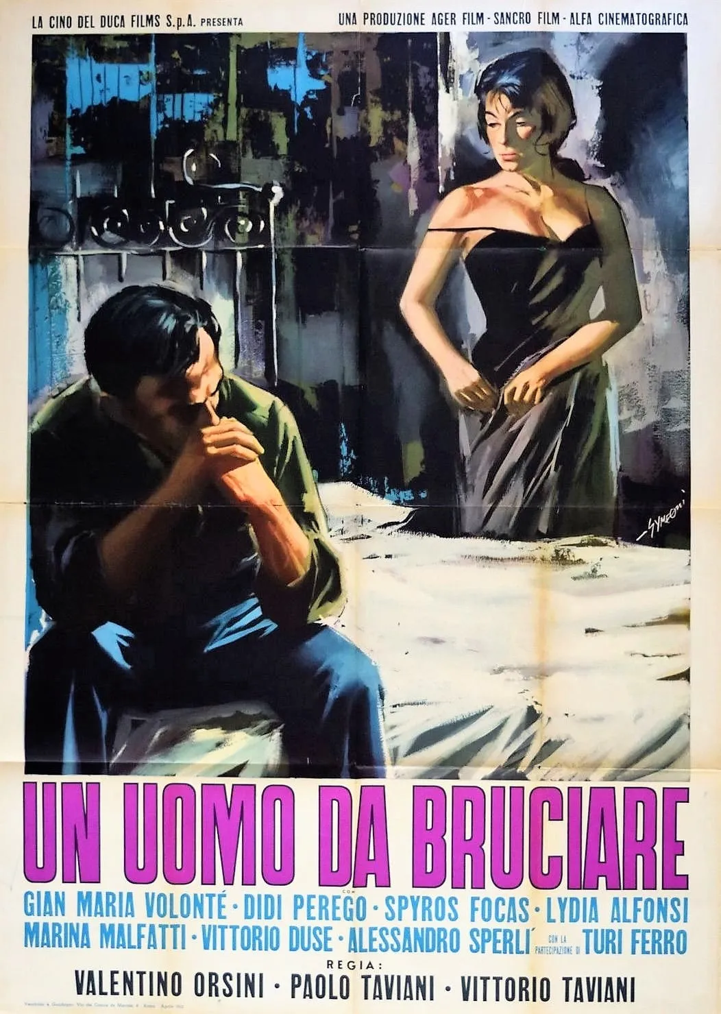 Un uomo da bruciare poster