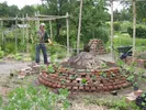 De bouw van een groentetoren