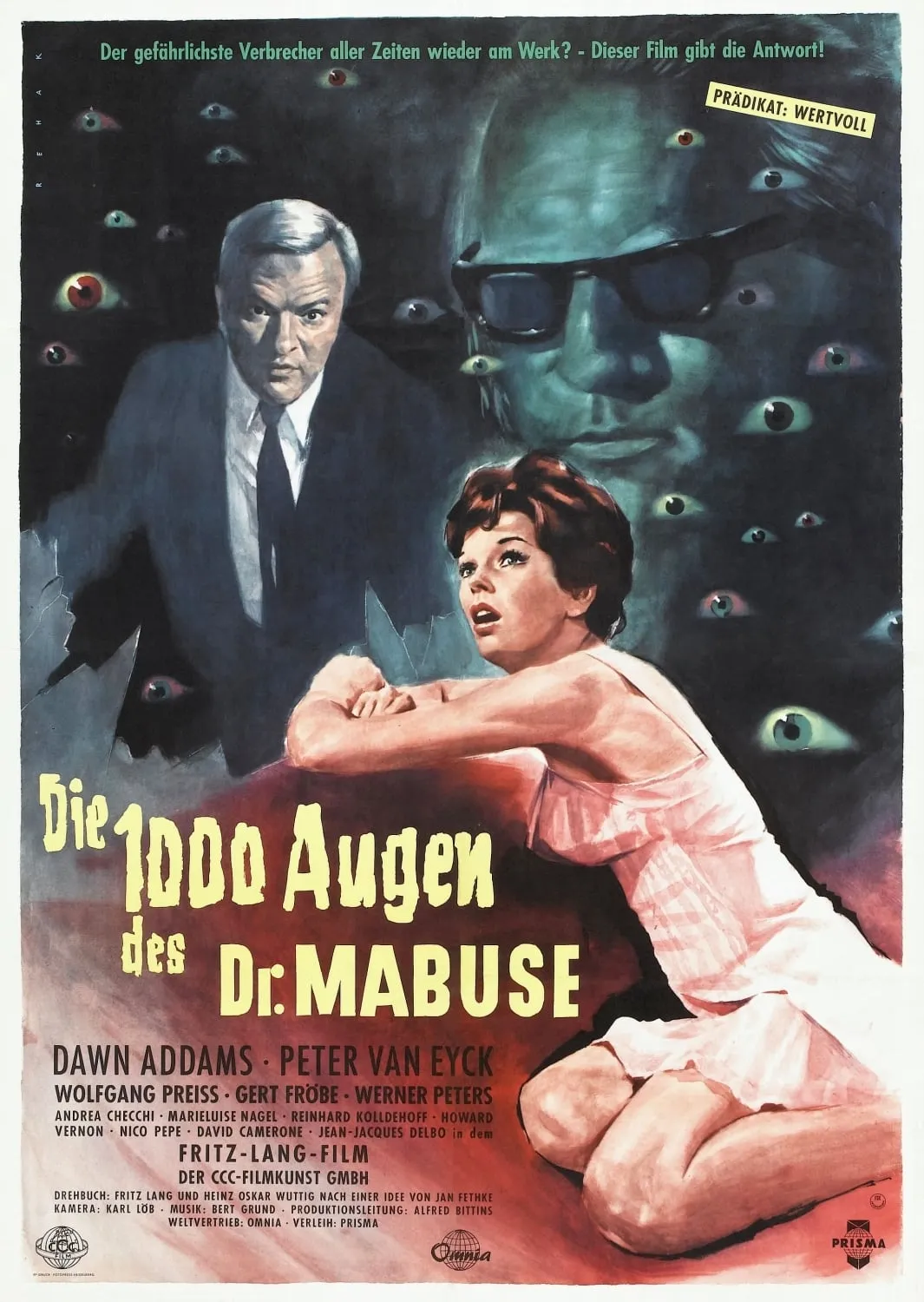 Die 1000 Augen des Dr. Mabuse poster