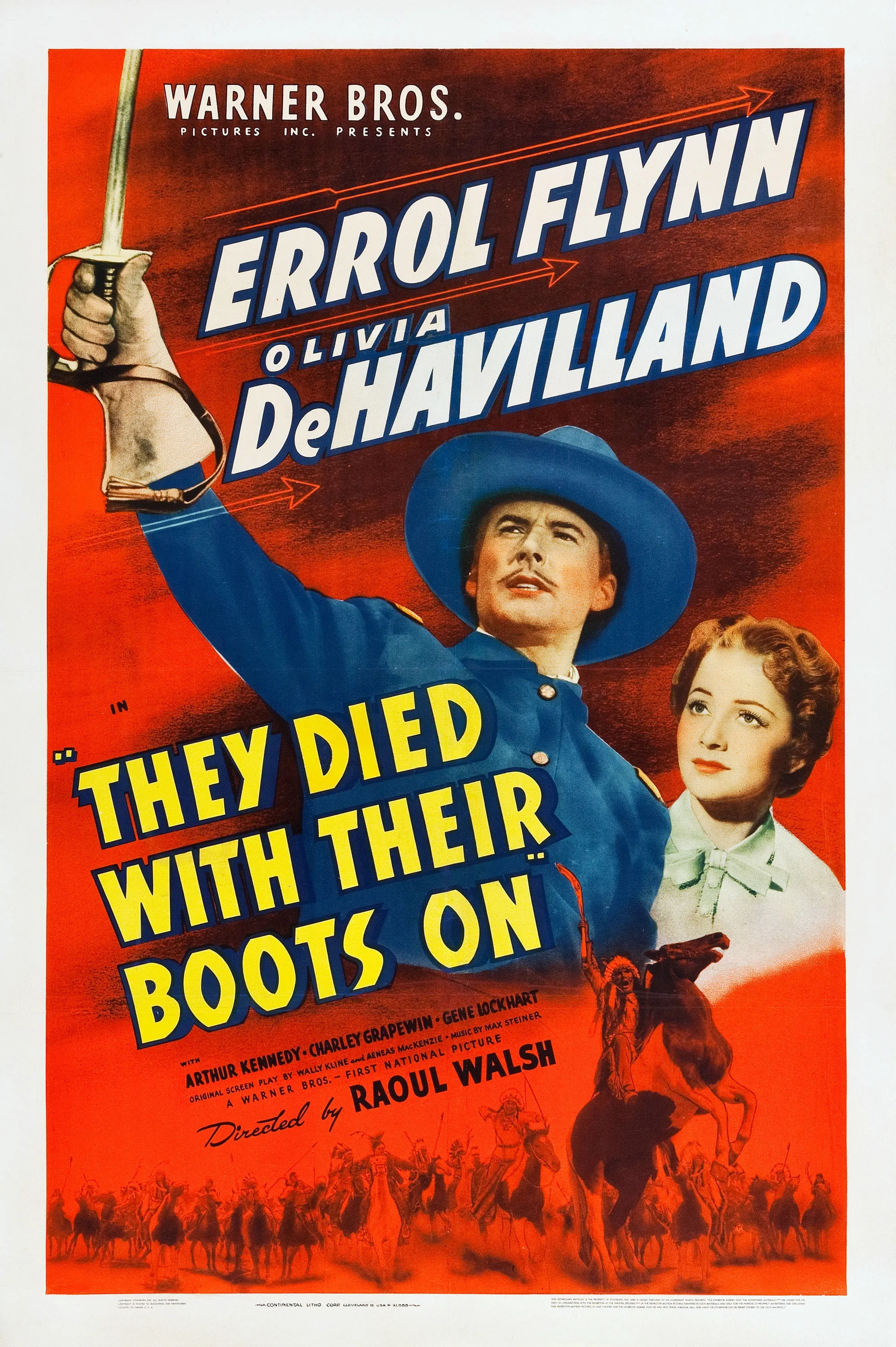 They Died with Their Boots On poster