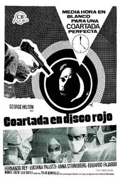 Coartada en disco rojo poster