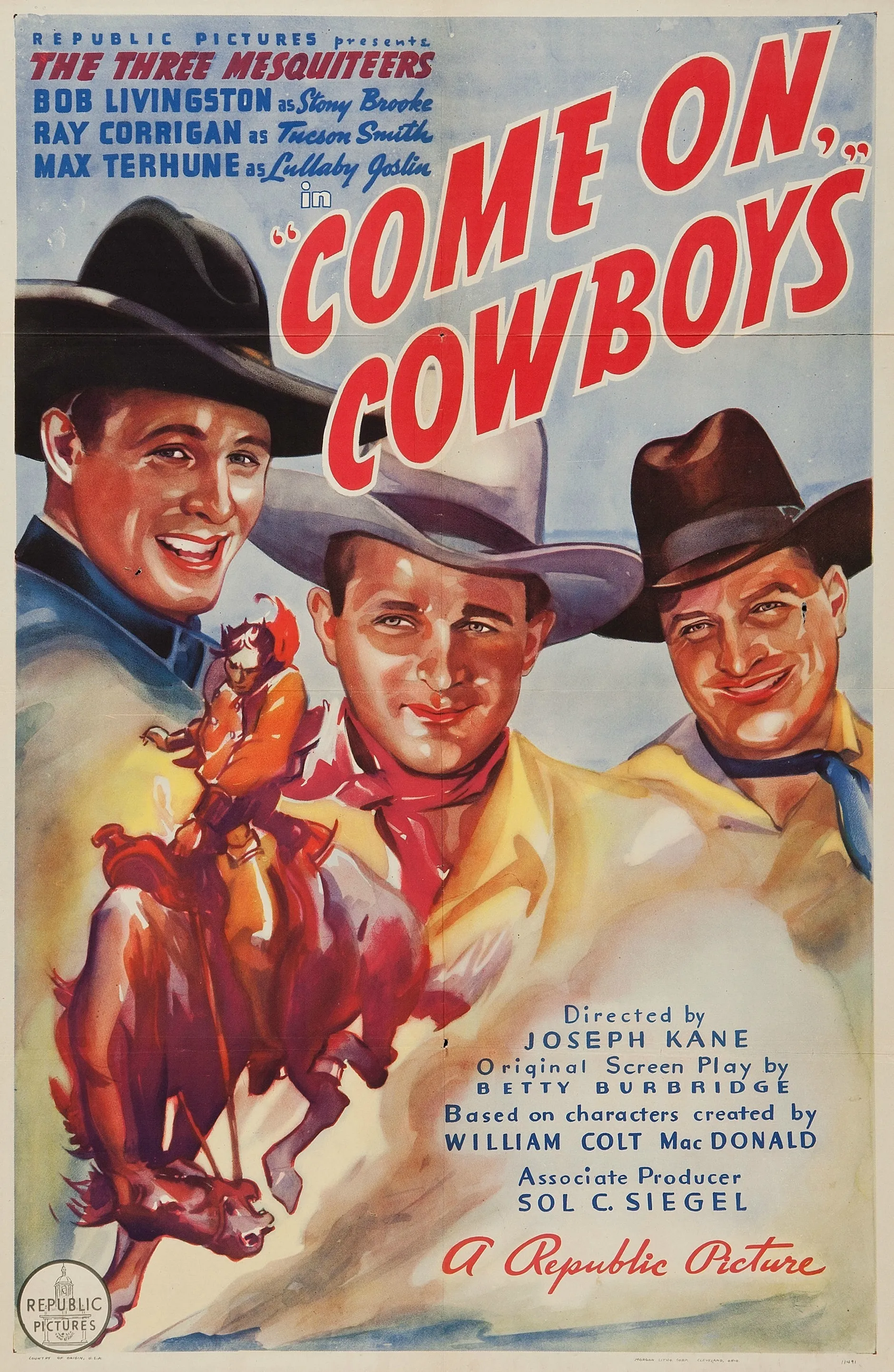 Come On, Cowboys poster