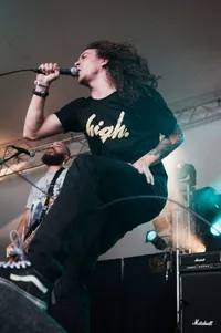 Trash Talk live op Lowlands 2012.