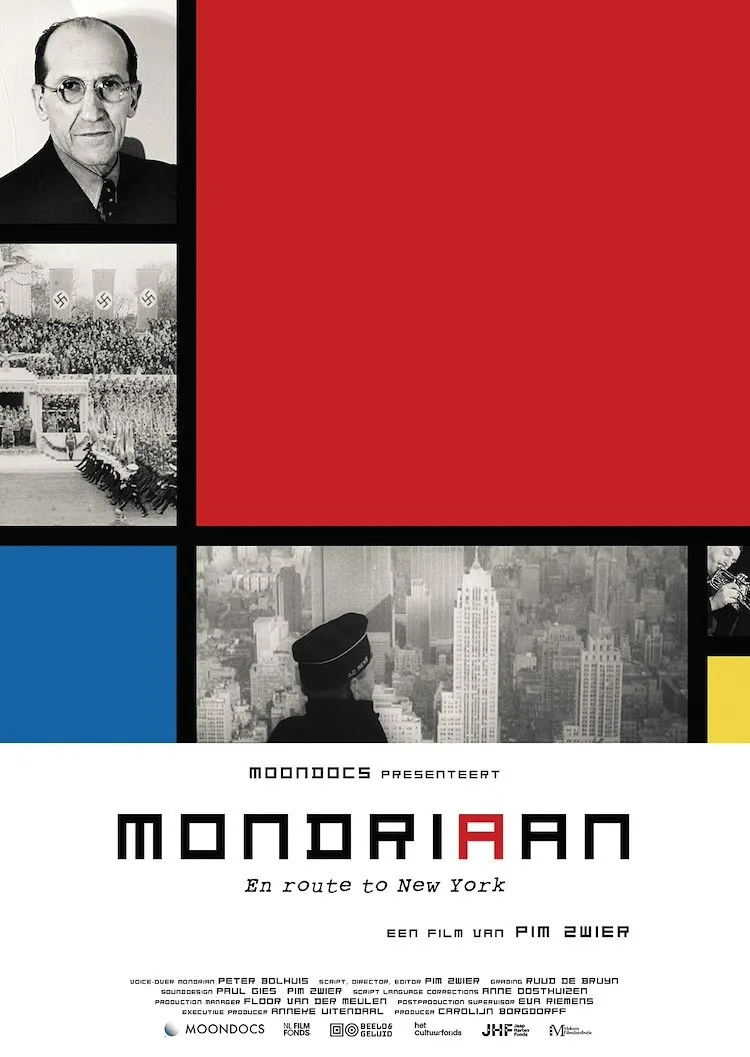 Mondria(a)n, en route to New York poster