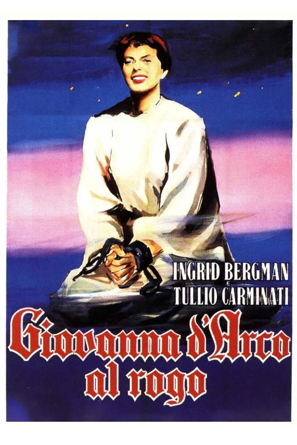 Giovanna d'Arco al rogo poster