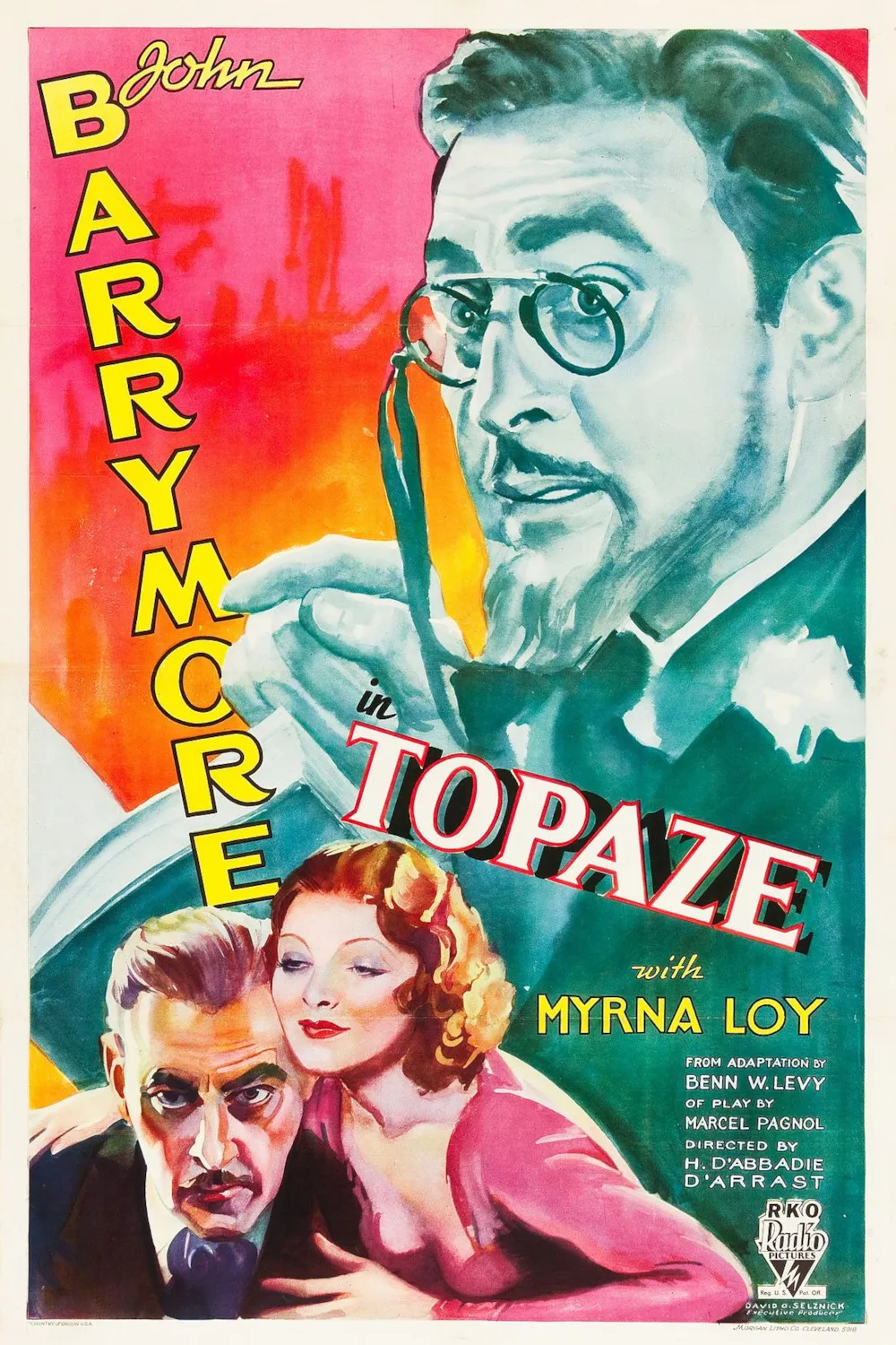 Topaze poster