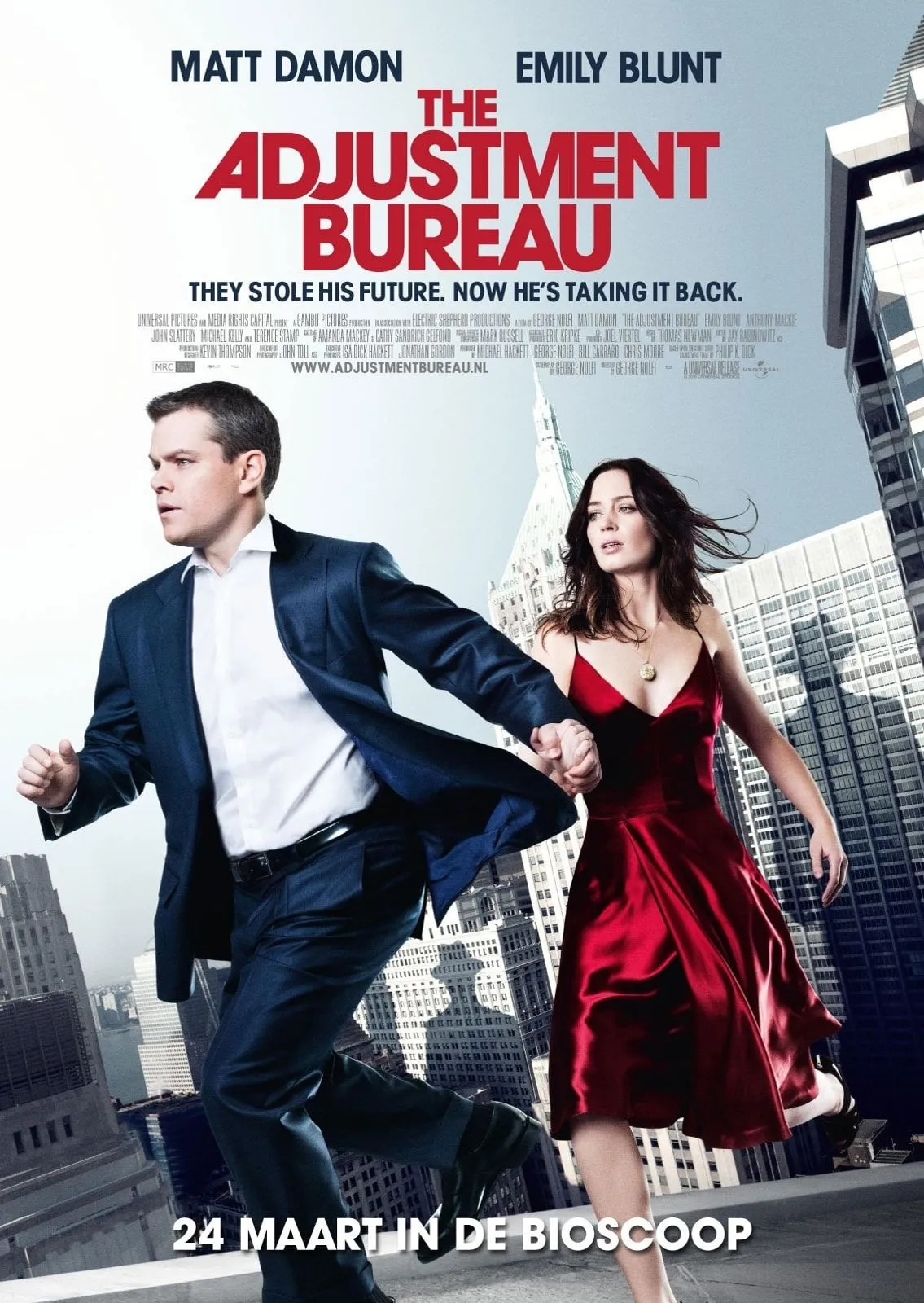 The Adjustment Bureau poster
