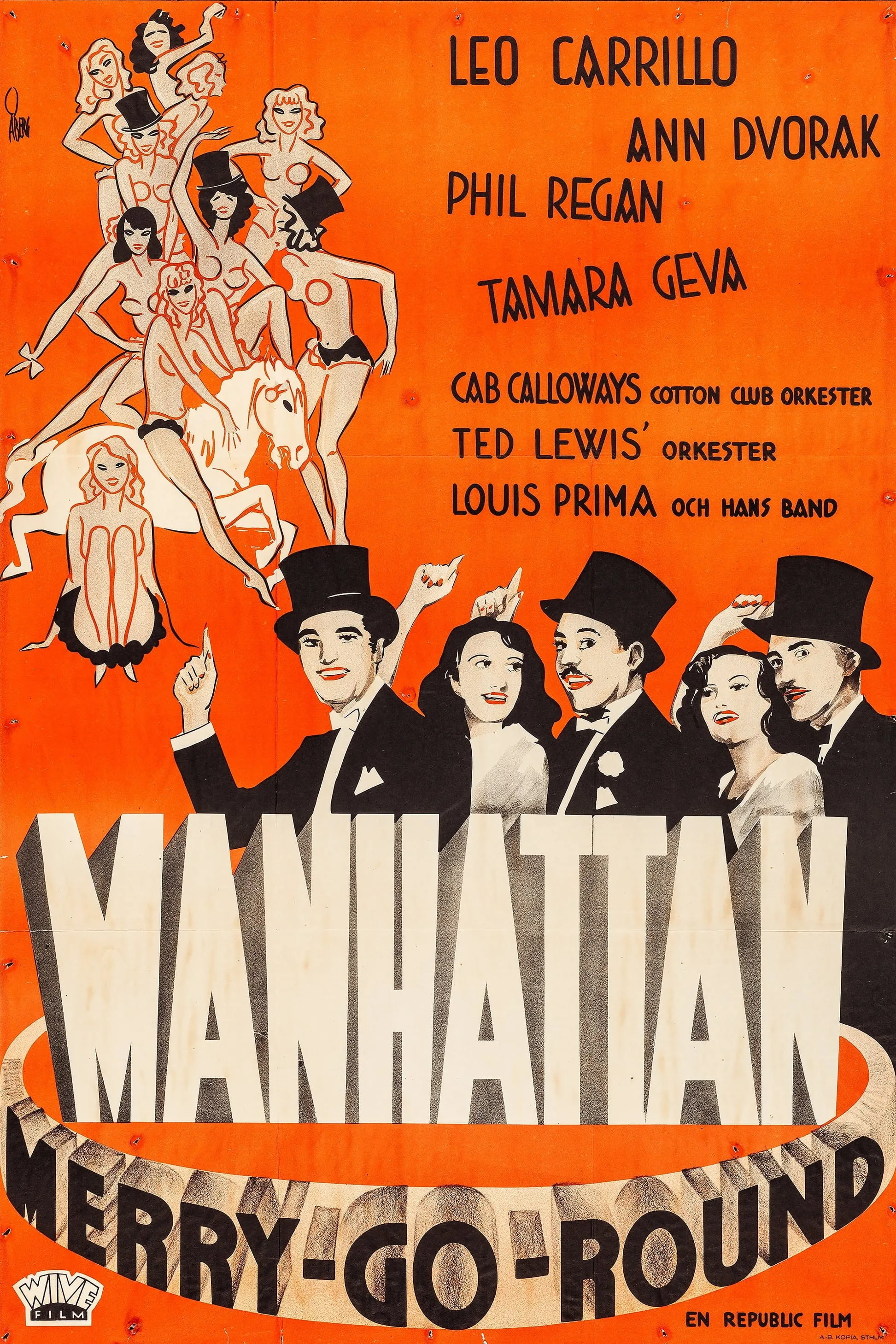 Manhattan Merry-go-round poster