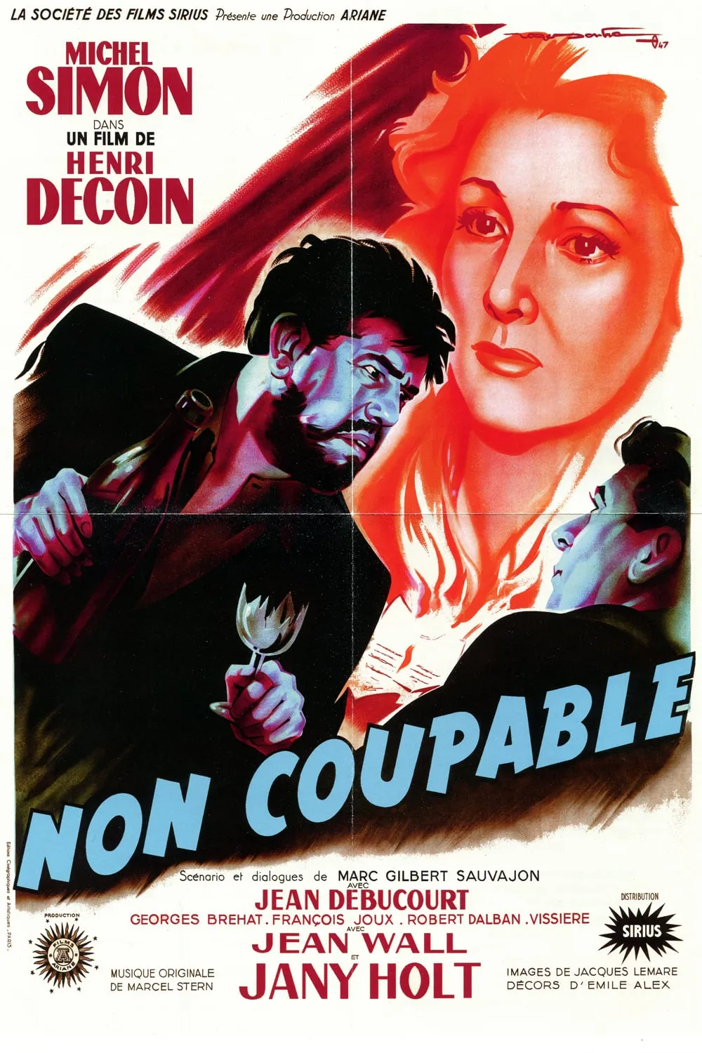 Non coupable poster