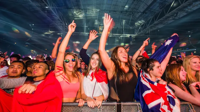 Publiek Showtek op Amsterdam Music Festival, ADE 2016