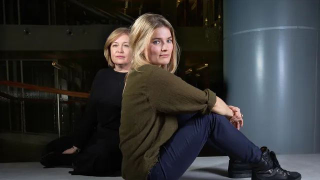 Dore van Duivenbode (voor) en Britta Hosman (achter)