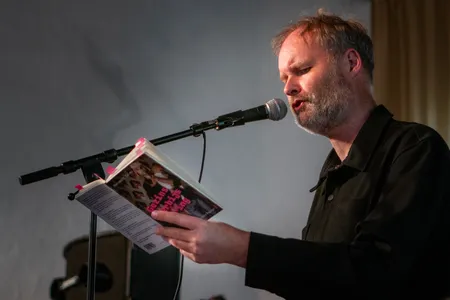 Meindert Talma draagt voor