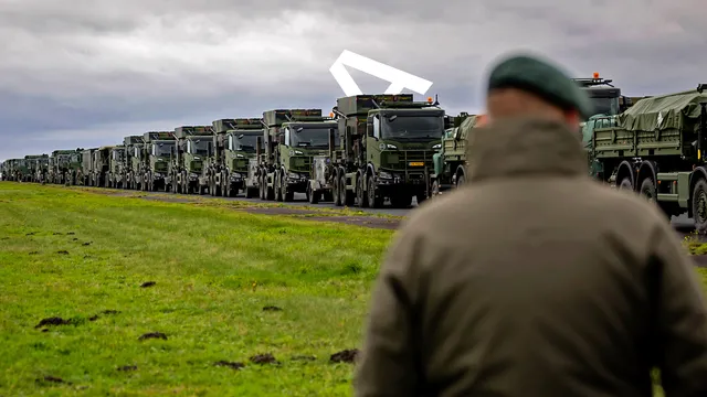 Defensie voertuigen