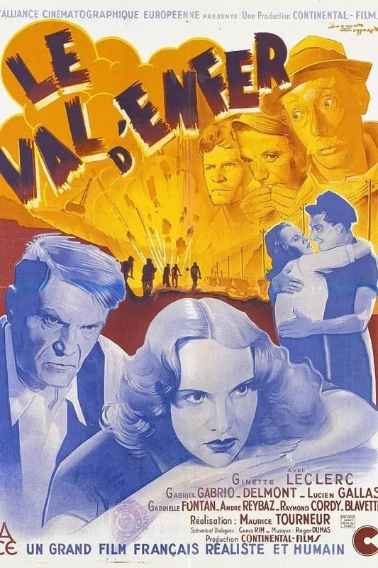 Le val d'enfer poster