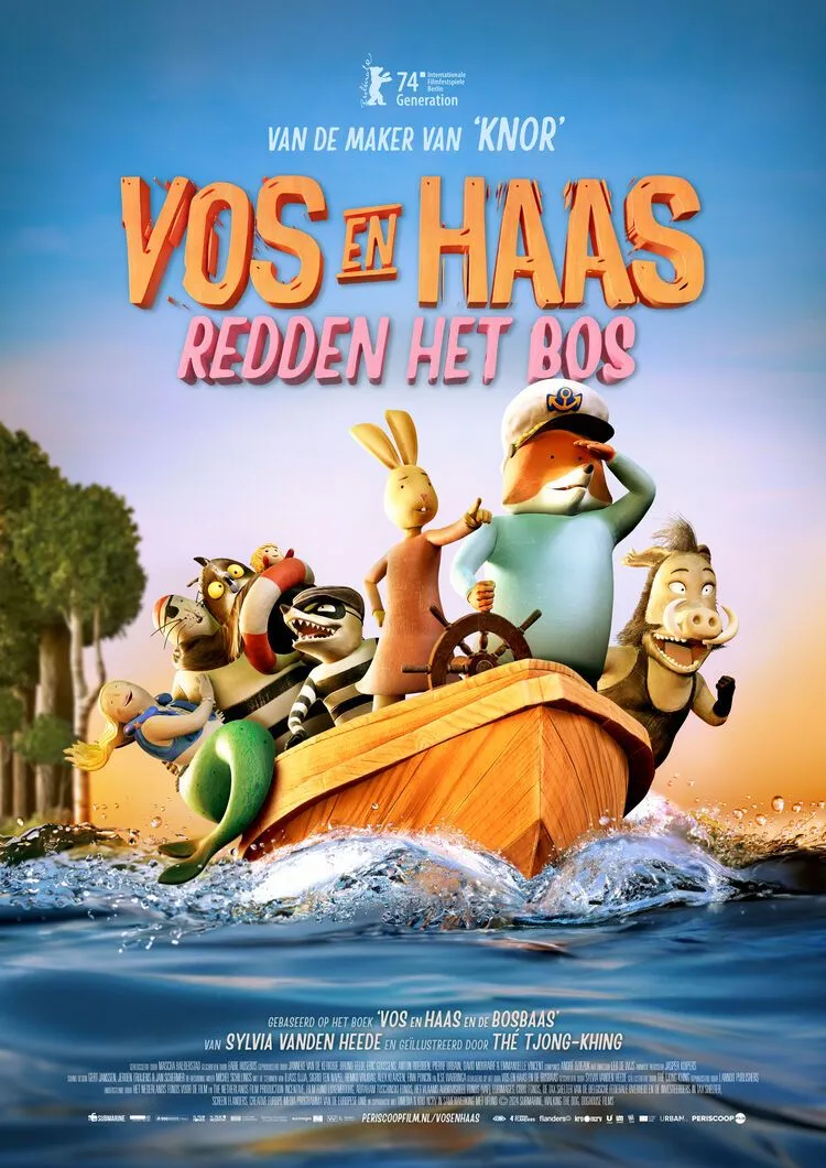 Vos en Haas redden het bos poster