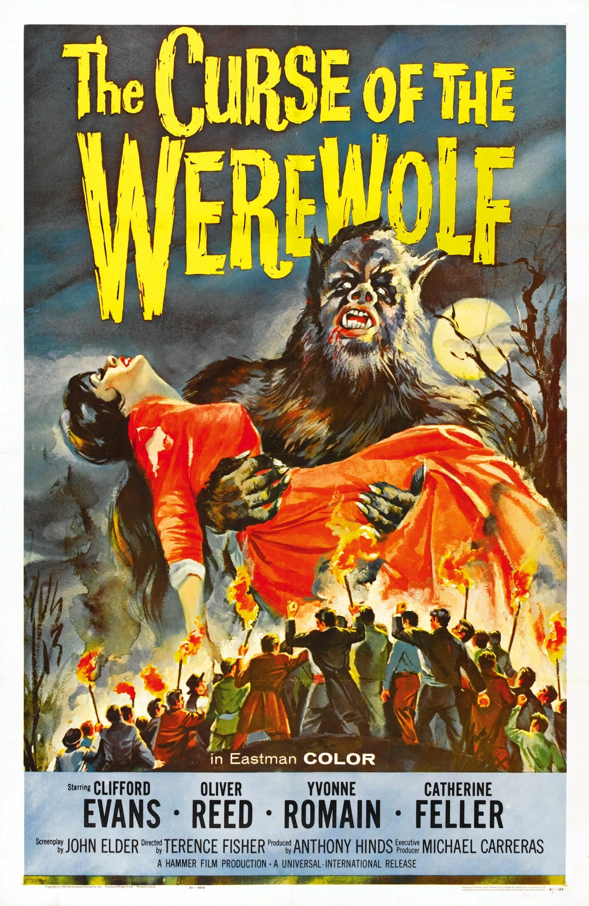 The Curse of the Werewolf poster